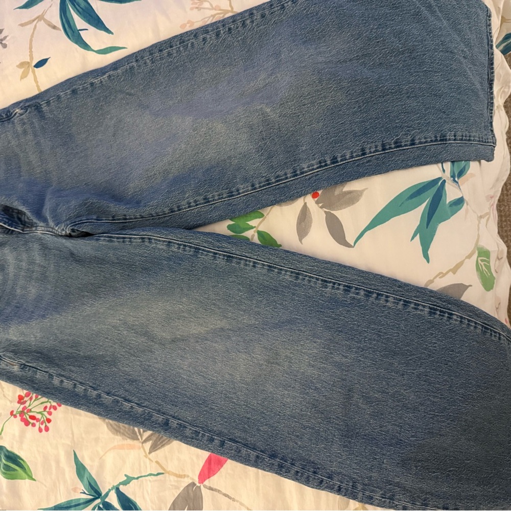 Madewell Curvy Vintage Wide-Leg Jeans in Blue - Picture 2 of 5